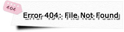 Error 404: File Not Found